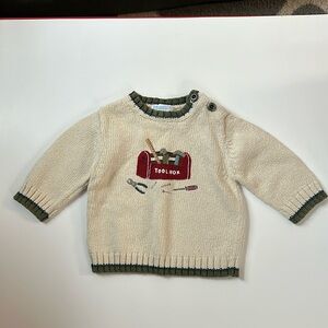 Janie and Jack Tool Box Infant Sweater